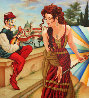 Seduzione Di Mandolino 2015 47x43 Original Painting by Edgar Barrios - 0 Seduzione Di Mandolino 2015 47x43 Original Painting by Edgar Barrios - 0
