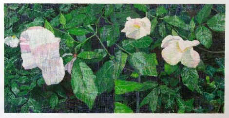 White Roses Limited Edition Print - Jennifer Bartlett