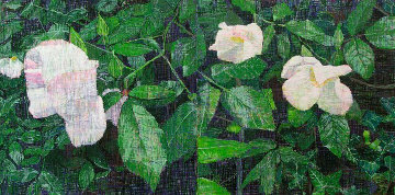 White Roses PP 2013 Limited Edition Print - Jennifer Bartlett White Roses PP 2013 Limited Edition Print - Jennifer Bartlett