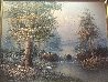 Untitled Early Landscape 1960 19x15 Original Painting by Edward Barton - 2