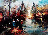 Cityscape 1946 12x15 Original Painting by Edward Barton - 0