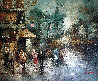 Untitled European Cityscape 28x32 Original Painting by Edward Barton - 0