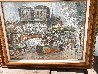 Untitled Paris Cityscape 1980 18x24 - France Original Painting by Edward Barton - 2
