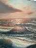 Untitled Seascape 22x53 - Huge Original Painting by Edward Barton - 3