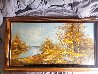 Untitled Early Landscape 1960 34x55 - Huge Original Painting by Edward Barton - 2