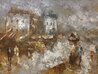 Untitled European Cityscape 18x36 Original Painting by Edward Barton - 2