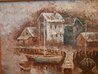 Dockside 21x25 Original Painting by Edward Barton - 2