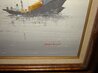 Untitled Asian  Seascape 1960 29x25 Original Painting by Edward Barton - 3