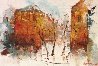 Cityscapes, Two Paintings 6x9 Original Painting by Edward Barton - 1