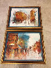 Cityscapes, Two Paintings 6x9 Original Painting by Edward Barton - 2