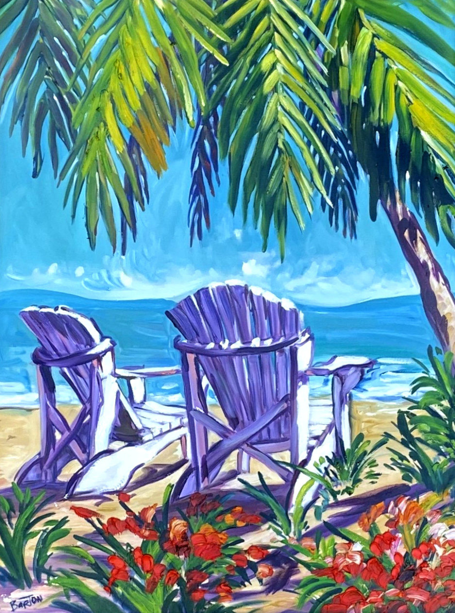 Untitled Seascape, 2000, Oil on Canvas, 40x30, by Steve Barton For