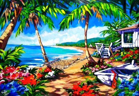 True Treasures 2002 Embellished Giclee on Canvas  -  Wavy Frame Limited Edition Print - Steve Barton