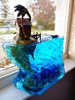 Vintage Treasure Mixed Media Acrylic Sculpture 12 in Sculpture by Steve Barton - 3 Vintage Treasure Mixed Media Acrylic Sculpture 12 in Sculpture by Steve Barton - 3