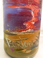 Simply Relaxing, Original Seascape Painting and Painted Wine Bottle - 2012 38x49 Wavey Fra Limited Edition Print by Steve Barton - 7