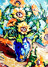 Sunflowers Embellished - Wavey Frame Limited Edition Print by Steve Barton - 0