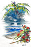 Untitled Tropical Scene 2020 33x26 Original Painting by Steve Barton - 0