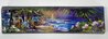 Favorite Things 2023 15x55 - Acrylic on Canvas - Huge - Wavy Stretcher Bars Original Painting by Steve Barton - 1