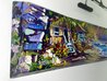 Favorite Things 2023 15x55 - Acrylic on Canvas - Huge - Wavy Stretcher Bars Original Painting by Steve Barton - 2