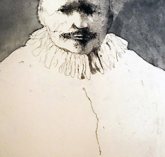 17th Century Dutch Poet AP 1976 Limited Edition Print - Leonard Baskin 17th Century Dutch Poet AP 1976 Limited Edition Print - Leonard Baskin