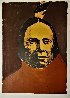Red Cloud - Sioux 1974 41x30 Huge Limited Edition Print by Leonard Baskin - 1