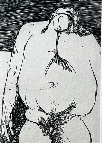 Hung AP 1908 Limited Edition Print - Leonard Baskin