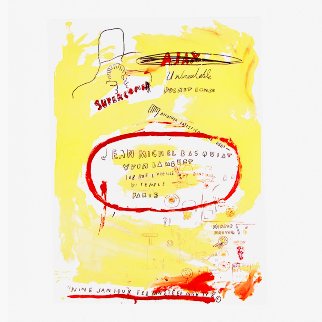 Supercomb 1988 Limited Edition Print - Jean Michel Basquiat Supercomb 1988 Limited Edition Print - Jean Michel Basquiat