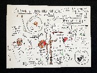Wolf Sausage, King Brand, Dog Leg Study, and Undiscovered Genius AP 2019 Suite of 4 Limited Edition Print by Jean Michel Basquiat - 4