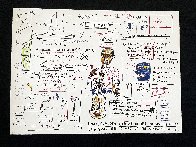 Wolf Sausage, King Brand, Dog Leg Study, and Undiscovered Genius AP 2019 Suite of 4 Limited Edition Print by Jean Michel Basquiat - 2