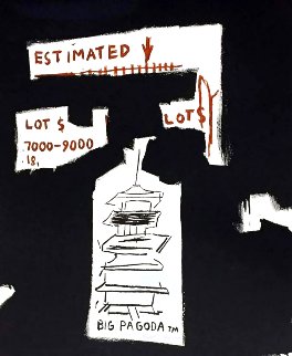 Big Pagoda 1997 Limited Edition Print - Jean Michel Basquiat Big Pagoda 1997 Limited Edition Print - Jean Michel Basquiat