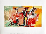 Boy and a Dog in a Johnny Pump (After) 1982 Limited Edition Print by Jean Michel Basquiat - 1