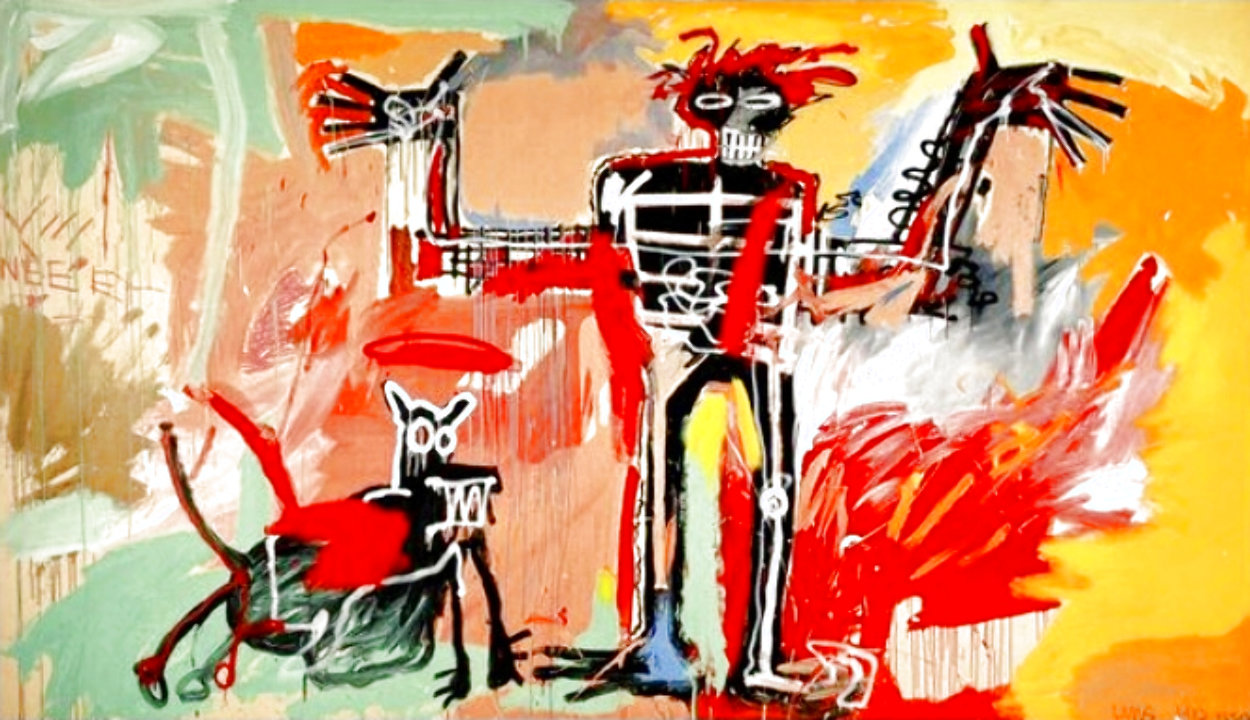 Boy and a Dog in a Johnny Pump (After) 1982 Limited Edition Print by Jean Michel Basquiat