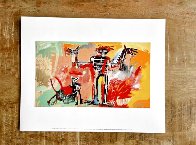 Boy and a Dog in a Johnny Pump (After) 1982 Limited Edition Print by Jean Michel Basquiat - 2