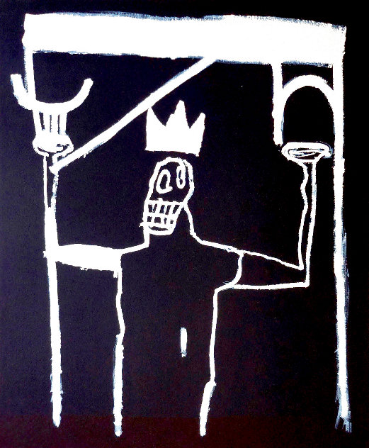 Affiche Lithographique 1997 Limited Edition Print by Jean Michel Basquiat