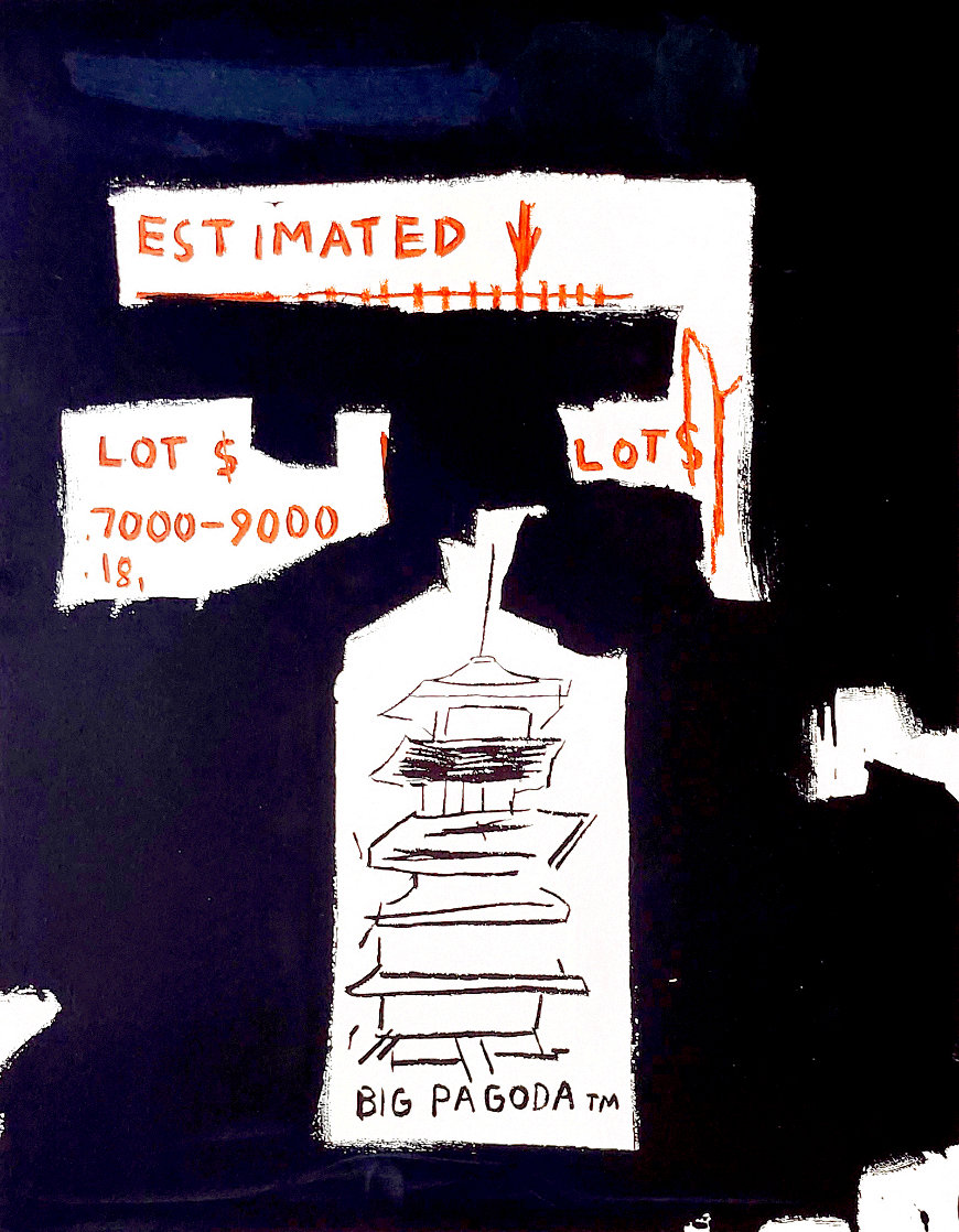 Big Pagoda 1997 Limited Edition Print by Jean Michel Basquiat Big Pagoda 1997 Limited Edition Print by Jean Michel Basquiat