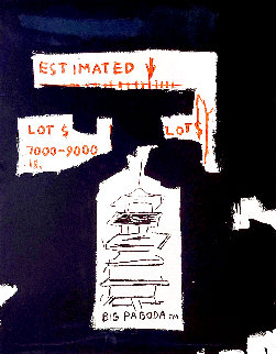 Big Pagoda 1997 Limited Edition Print - Jean Michel Basquiat Big Pagoda 1997 Limited Edition Print - Jean Michel Basquiat