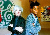 Jean Michel Basquiat and Andy Warhol at the Tony Shafrazi Gallery HS Photography by Jean Michel Basquiat - 3