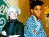 Jean Michel Basquiat and Andy Warhol at the Tony Shafrazi Gallery HS Photography by Jean Michel Basquiat - 4