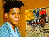Jean Michel Basquiat and Andy Warhol at the Tony Shafrazi Gallery HS Photography by Jean Michel Basquiat - 5