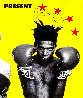 Tony Shafrazi Presents Warhol Basquiat Boxing Poster 1985 HS Limited Edition Print by Jean Michel Basquiat - 2