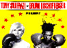 Tony Shafrazi Presents Warhol Basquiat Boxing Poster 1985 HS Limited Edition Print by Jean Michel Basquiat - 4