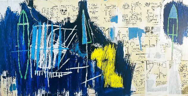 Odours of Punt PP 2024 42x84 - Huge Mural Size Limited Edition Print by Jean Michel Basquiat