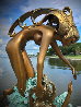 Dancing With Waves 1987 Bronze Sculpture 23 in Sculpture by Angelo Basso - 1