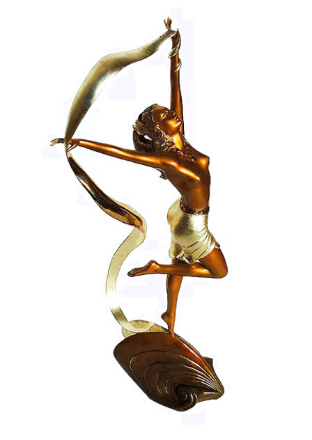 Ondine: Large Bronze Sculpture 1995 31 in - Huge Sculpture by Angelo Basso