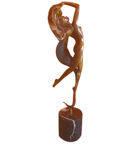 Dance Step Bronze Sculpture 1986 22 in Sculpture - Angelo Basso