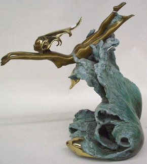 Companions Bronze Sculpture 1988 16 in Sculpture - Angelo Basso Companions Bronze Sculpture 1988 16 in Sculpture - Angelo Basso