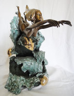 Companions Bronze Sculpture 1988 16 in Sculpture by Angelo Basso - 2 Companions Bronze Sculpture 1988 16 in Sculpture by Angelo Basso - 2