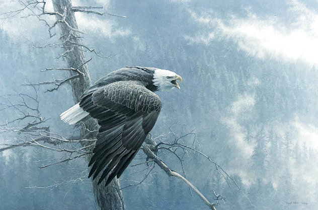 Air, the Forest, and the Wind 1989 - Huge Eagle Limited Edition Print by Robert Bateman