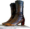 Vikki's Boots Unique Bronze Sculpture 19 in Sculpture by John Battenberg - 0