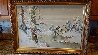 Snowy Homestead 30x42 Huge Original Painting by Willi Bauer - 1