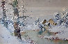 Snowy Homestead 30x42 Huge Original Painting by Willi Bauer - 0